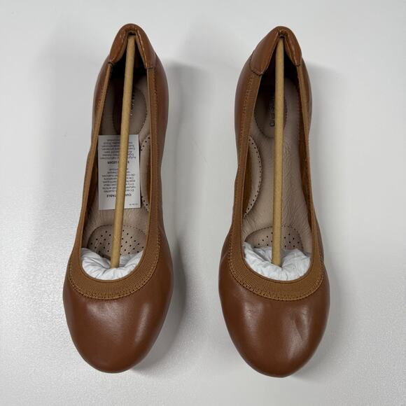 NIB • Lands End Women's Comfort Elastic Learher Ballet
Size: 9W - Picture 3 of 7